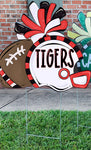 Many Tigers Football Yard Sign