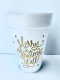 Merry Christmas Y’all Sleeve Cups